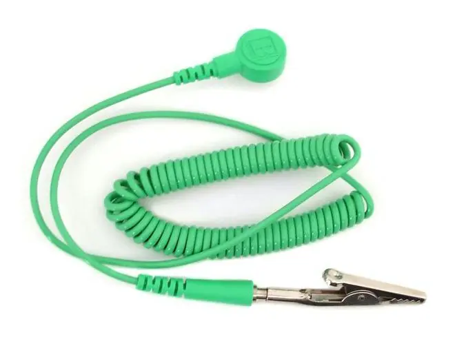 Botron Wrist Strap Coil Cord with 1/8" Snap