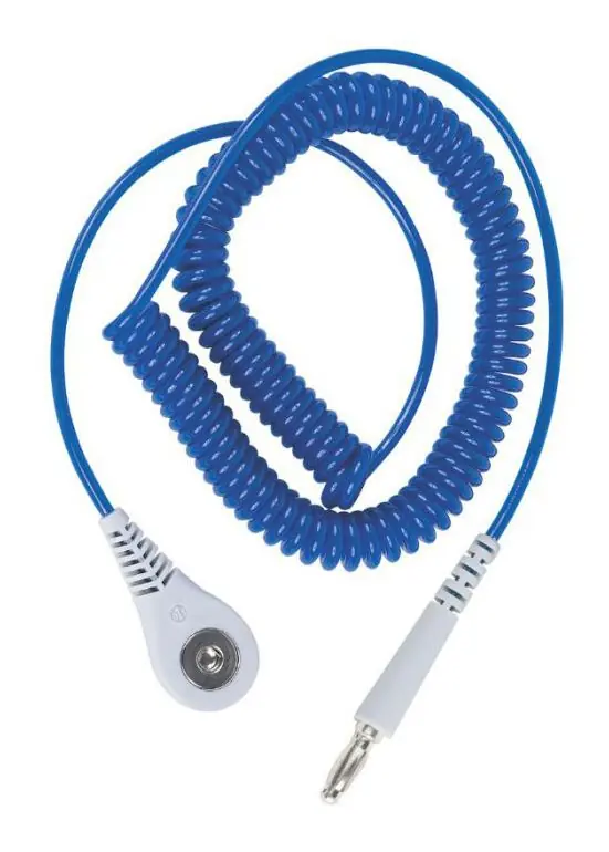 Desco Jewel Rapid Retraction Coil Cord, Angle