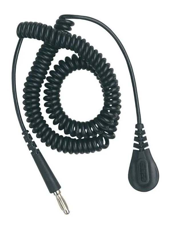 Desco Relaxed Retraction Coil Cord, Snap-Socket