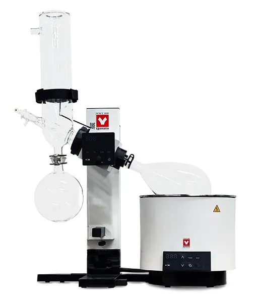 Yamato Scientific RE-202-CWA 115V Rotary Evaporator with Water Bath, & Glassware Set C