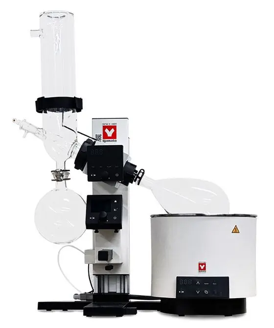 Yamato Scientific REV-202M-CWA 115V Rotary Evaporator with Vacuum Regulator, Water Bath, & Glassware Set C