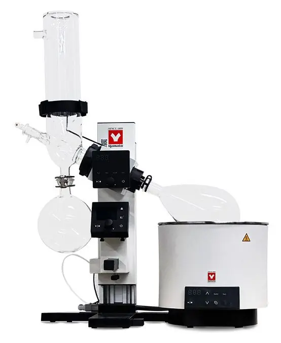 Yamato Scientific REV-202M-COA 115V Rotary Evaporator with Vacuum Regulator, Oil Bath, & Glassware Set C