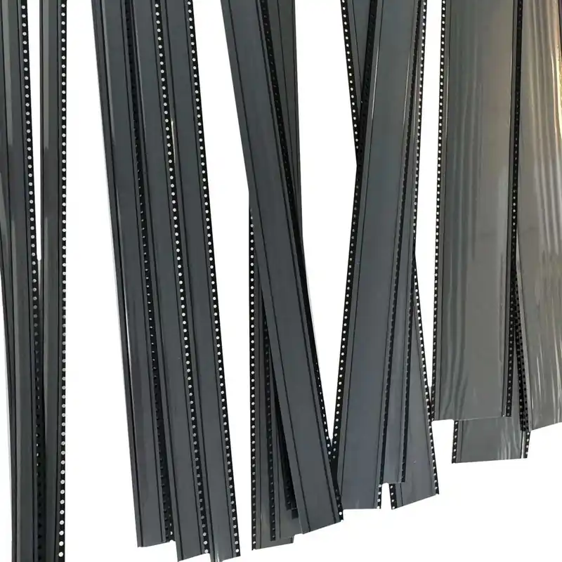 Sierra Electronics Flat Punched Carrier Tape, Black Polycarbonate