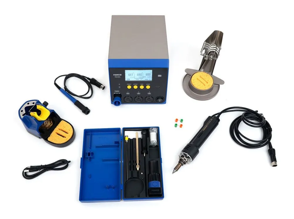 Hakko FX973-013 ESD-Safe 3-Port Rework Station