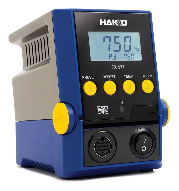 Hakko FX971-011 ESD-Safe 100W Single Port Digital Soldering Station