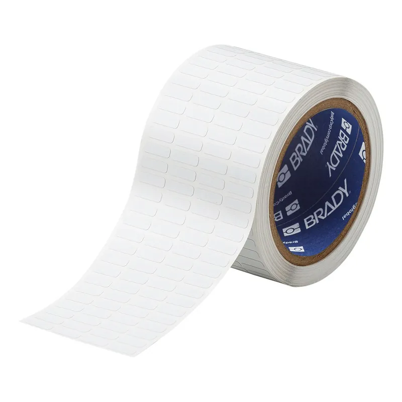 Brady ESD-Safe Ultra-Thin Matte 1 mil Polyimide Circuit Board Labels for 3" Core Printers & R6002 Ribbons, White
