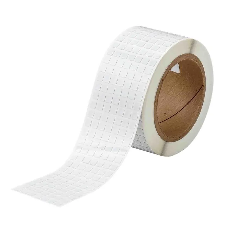 Brady High Temperature Non-Flow & Reflow Gloss 2 mil Polyimide Circuit Board Labels for 3" Core Printers & R6300 Ribbons, White
