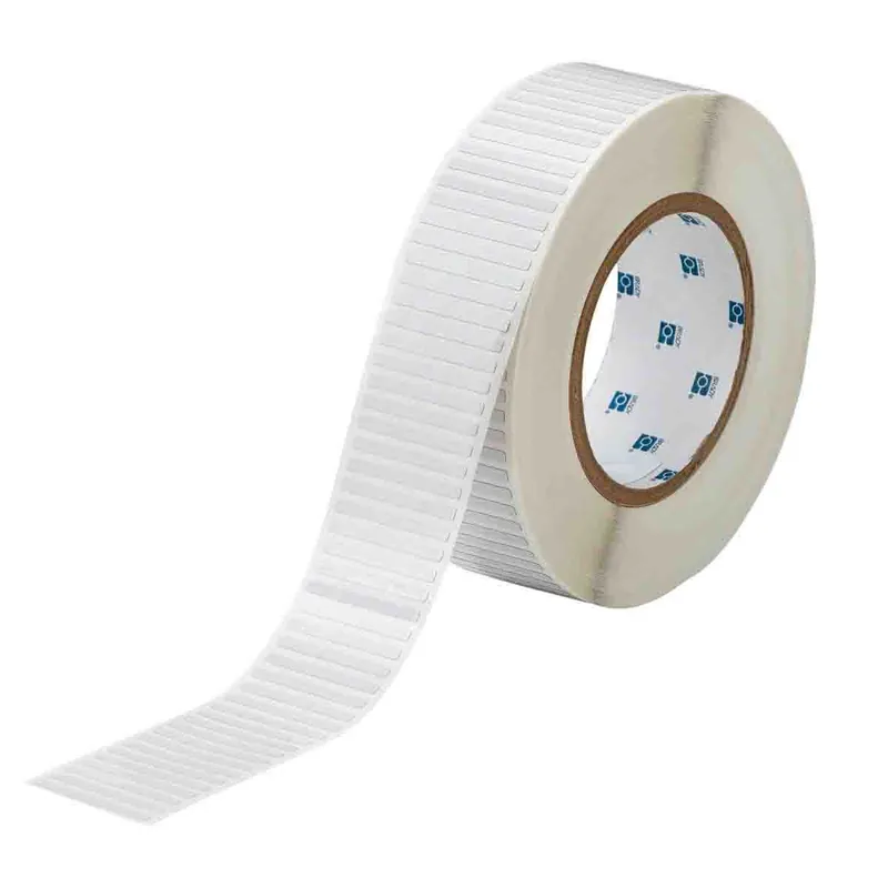 Brady High Temperature Non-Flow & Reflow Gloss 2 mil Polyimide Circuit Board Labels for 3" Core Printers & R6306 Ribbons, White