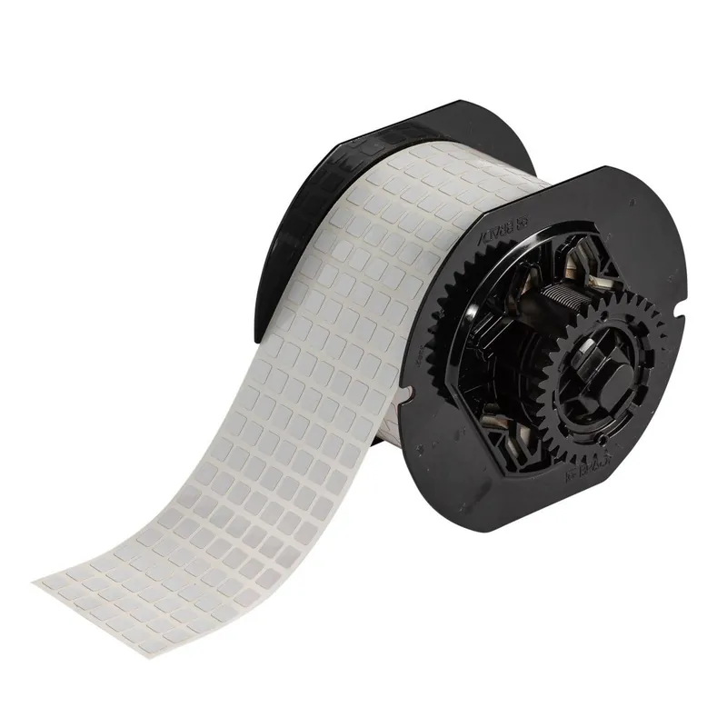 Brady High Temperature Non-Flow & Reflow Gloss 2 mil Polyimide Circuit Board Labels for B33 Series Printers & R6300 Ribbons, White