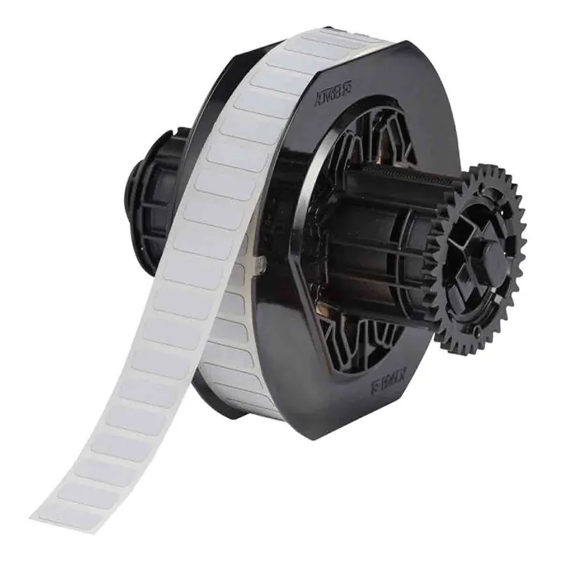 Brady ESD-Safe Non-Flow & Reflow Gloss 2 mil Polyimide Circuit Board Labels for B33 Series Printers & R6300 Ribbons, White