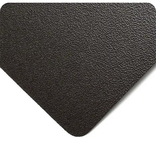 Wearwell 383 Textured Kleen-Rite Mats, Black