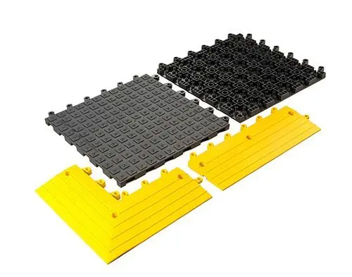 Wearwell 552/553 ErgoDeck® Tiles with Integrated No-Slip Cleats