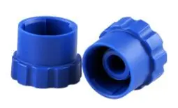 Nordson EFD 7012198 Tip Caps for Optimum Syringe Barrels, Blue (Box of 50)