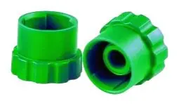 Nordson EFD 7362541 Tip Caps for Optimum Syringe Barrels, Green (Box of 1000)