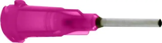 Nordson EFD 7018163 Optimum® Straight Dispensing Tips, 0.25", 20-Gauge, Pink (Box of 50)