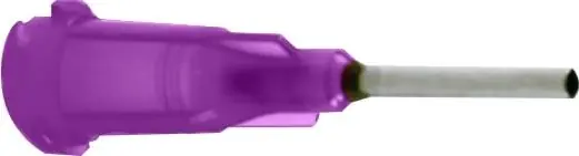 Nordson EFD 7005005 Optimum® Straight Dispensing Tips, 0.25", 21-Gauge, Purple (Box of 50)