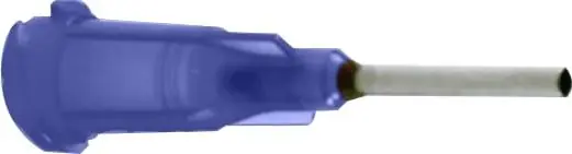 Nordson EFD 7018260 Optimum® Straight Dispensing Tips, 0.25", 22-Gauge, Blue (Box of 50)