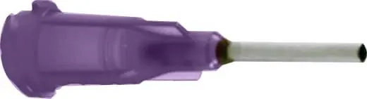 Nordson EFD 7018424 Optimum® Straight Dispensing Tips, 0.25", 30-Gauge, Lavender (Box of 50)