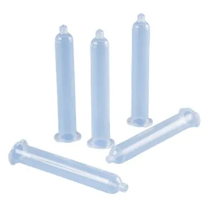 Nordson EFD Optimum® Clear Syringe Barrel Kits with White Pistons
