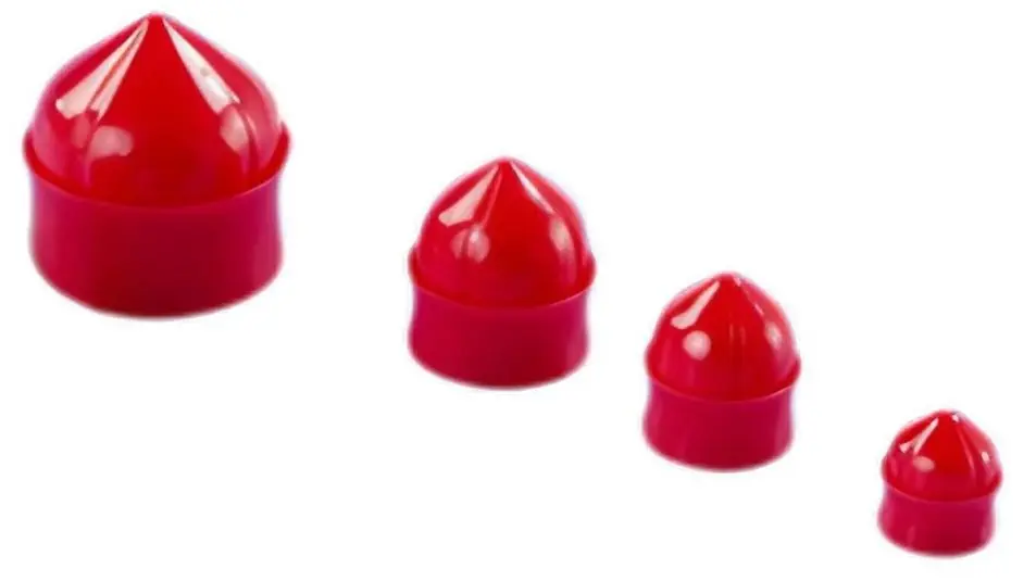 Nordson EFD SmoothFlow Tight Fit Pistons for Optimum Syringes, Red
