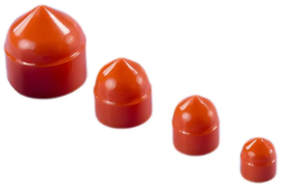 Nordson EFD Flatwall Pistons for Optimum Syringes, Orange