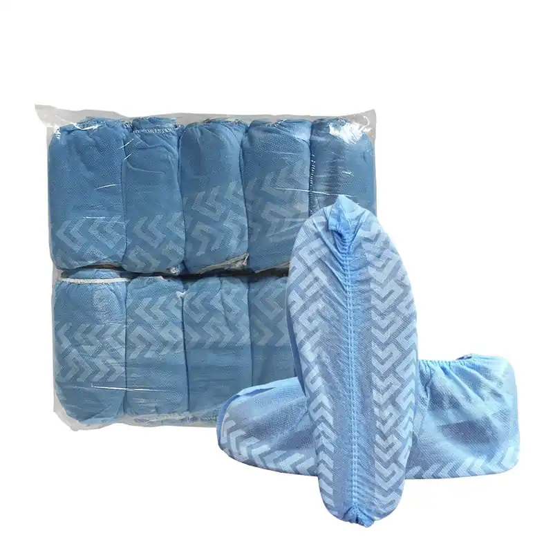 CleanPro® 40034B Disposable Shoe Covers, Blue