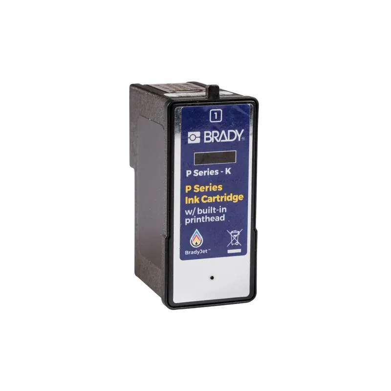 Brady P-K-1 Ink Cartridge for J7300 Label Printer, Black