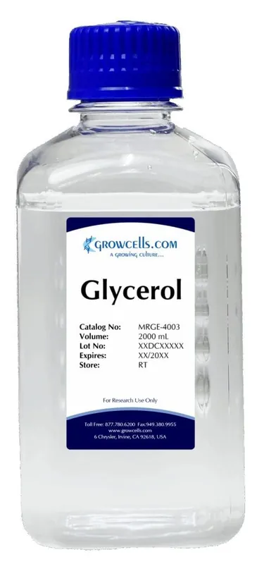 Growcells, Inc. Glycerol (Certified Plant Derived)