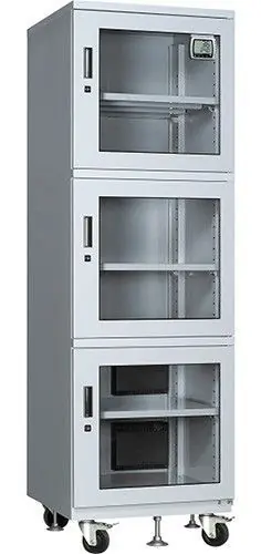 StatPro 3-Door Automatic ≤5% RH Desiccator Cabinet with Nitrogen Purge, 23.5 cu. ft.