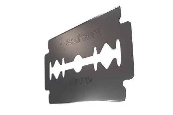 AccuForge AGBL-6000-0000 MicroCoat® Double Edge 0.004" Stainless Steel Blades (Case of 5,000)