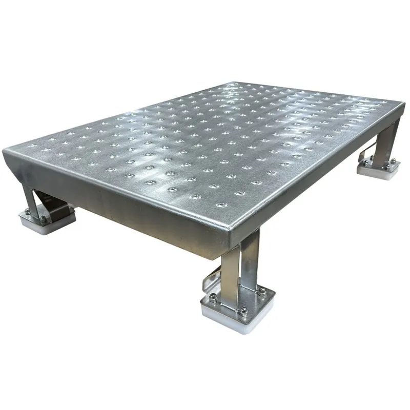 CleanPro® Stainless Steel Cleanroom Single Step Platform with Acetal Pads