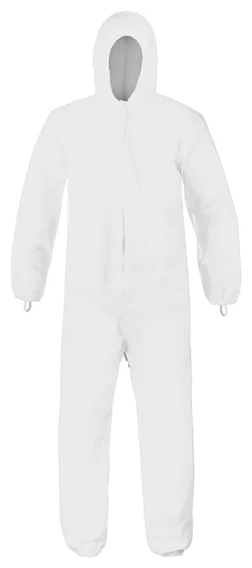 Lakeland Industries MNBC428CMB CleanMax® Basic Coveralls with Attached Hood, Elastic Wrists & Ankles, Bulk Pack (Case of 25)