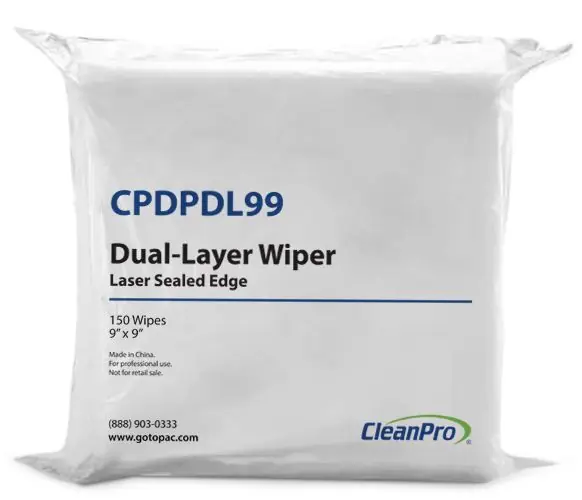 CleanPro® CPDPDL 2-Ply Polyester Wipers, Flat Packed