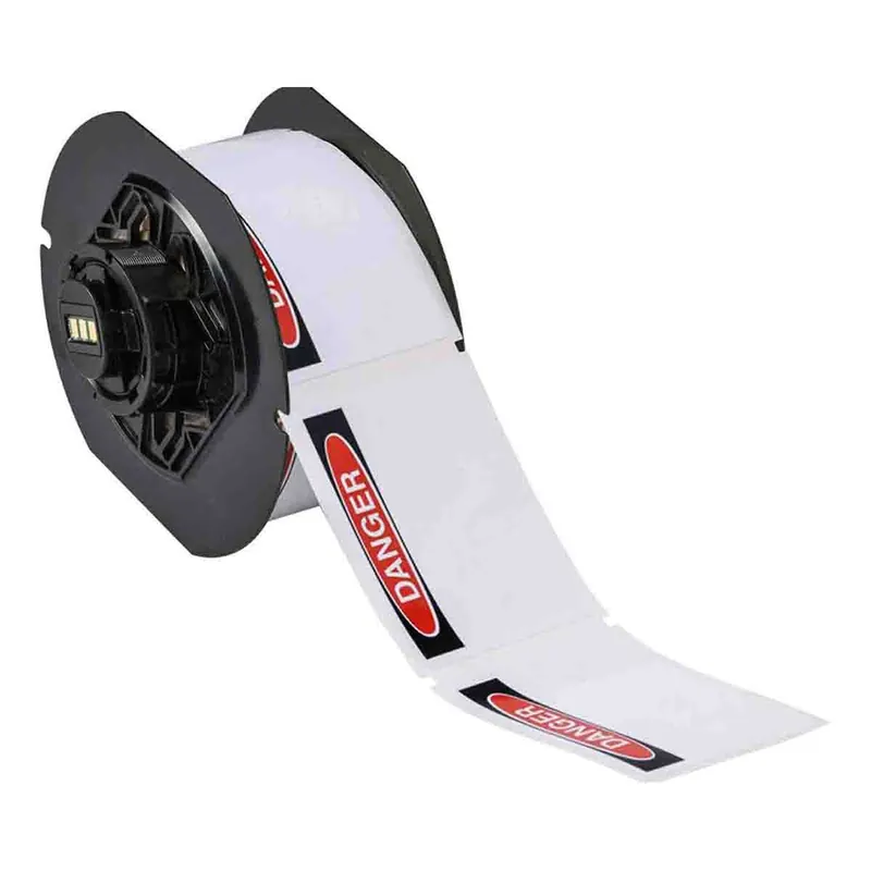 Brady ToughWash® Washdown Resistant Metal Detectable Labels with OSHA "DANGER" Header for B30 Printers & B30-R6000 Ribbons, 4" x 6" (Cartridge of 100)