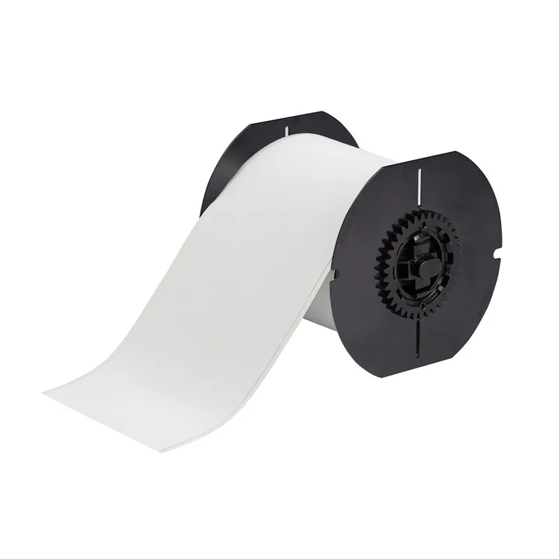 Brady ToughWash® Washdown Resistant Metal Detectable Label for B30 Printers & B30-R6000 Ribbons, 4" x 50‘