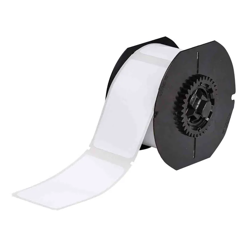 Brady All Weather Permanent Adhesive Gloss Vinyl Labels for B30 Printers & B30-R10000 Ribbons