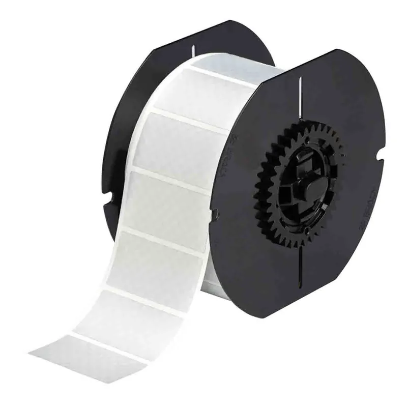 Brady Tamper Evident Metallized Matte Polyester Labels for B30 Printers & B30-R4300 Ribbons, Silver
