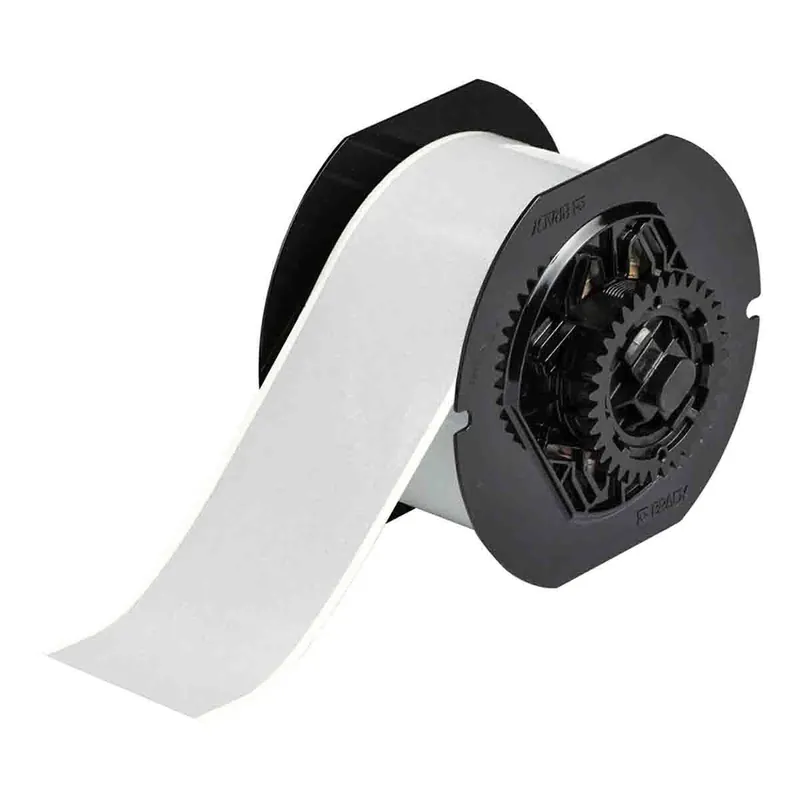 Brady Metallized Matte Polyester Labels for B30 Printers & B30-R10000 Ribbons, Silver, 2.25" x 100‘