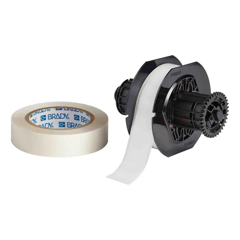 Brady ToughStripe® Printable Floor Marking Gloss Polyester Labels for B30 Printers & B30-R6000 Ribbons, 100‘