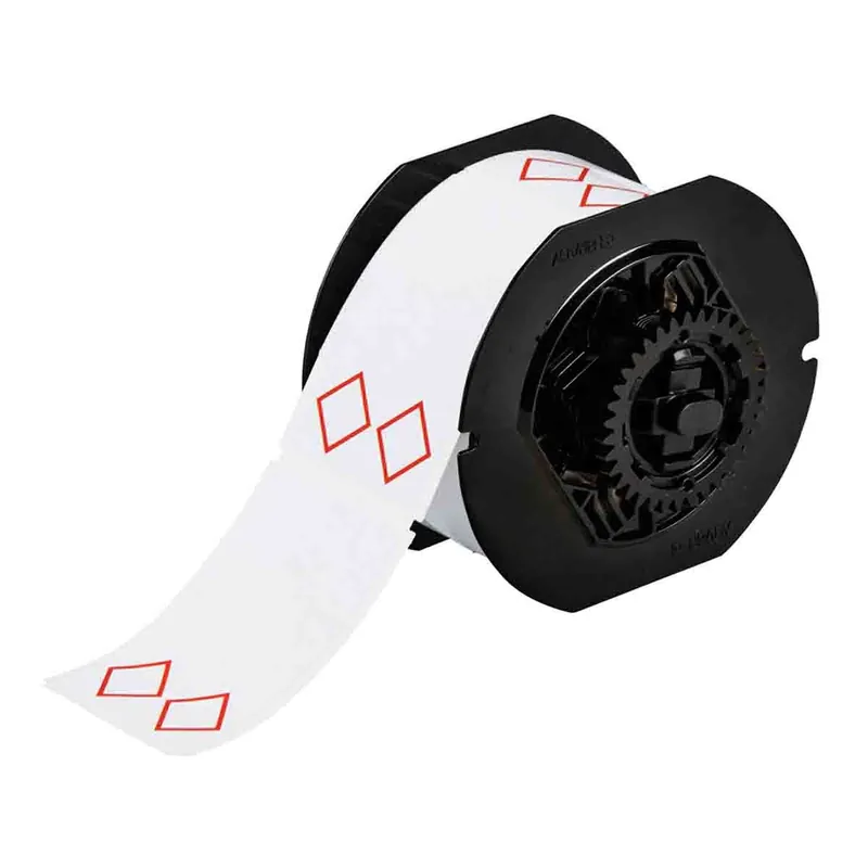 Brady GHS CLP 2 Diamonds Chemical Gloss Vinyl Labels for B30 Printers & B30-R10000 Ribbons