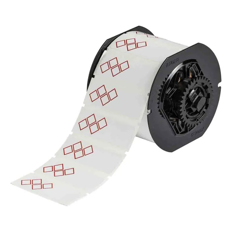 Brady GHS CLP 4C Diamonds Chemical Gloss Vinyl Labels for B30 Printers & B30-R10000 Ribbons, 1" x 3" (Cartridge of 1000)