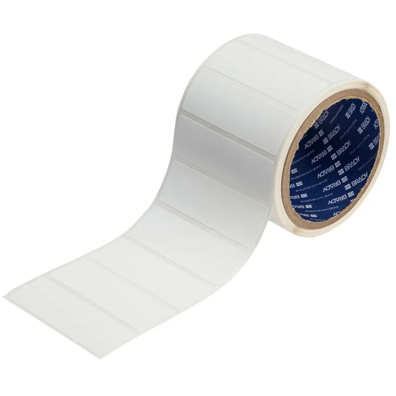 Brady Eco-Friendly UL Approved Matte Polyester Labels for J4000 Printers, White
