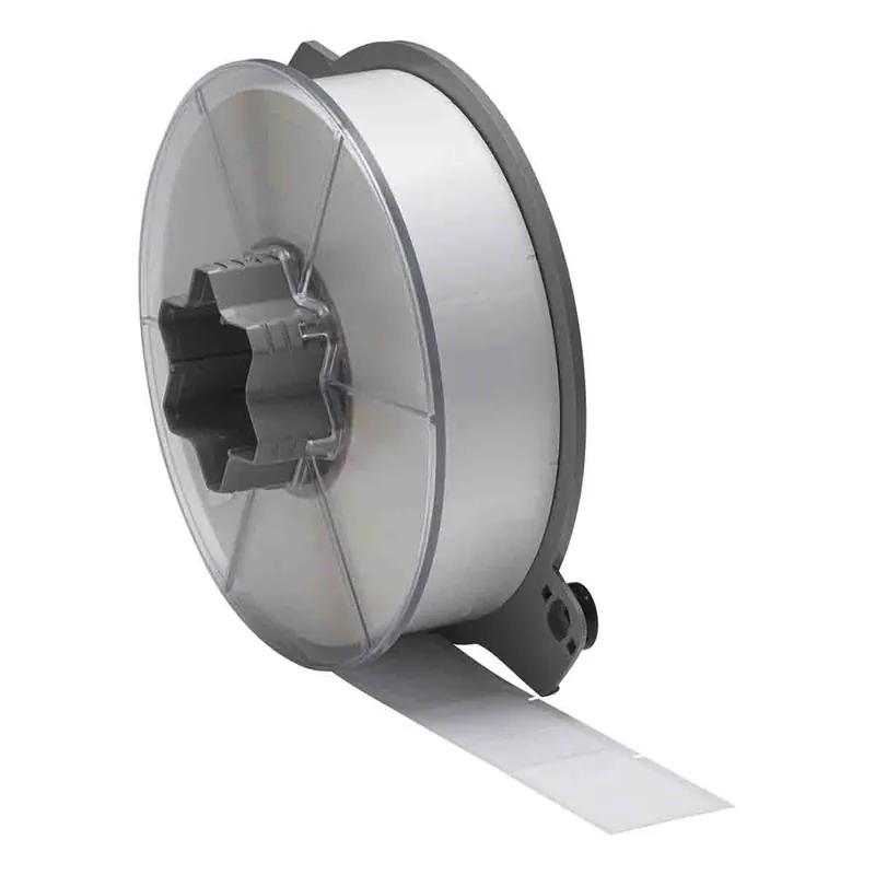 Brady Gloss Polyester Wire and Cable Flag Labels for A5500 Printers & SSR6002/SSR6006 Ribbons, White