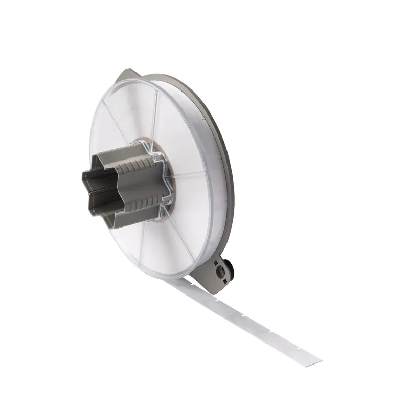 Brady QuickFlag™ Tapered Gloss Polyester Wire and Cable Flag Labels for A5500 Printers & SSR6002/SSR6006 Ribbons, White