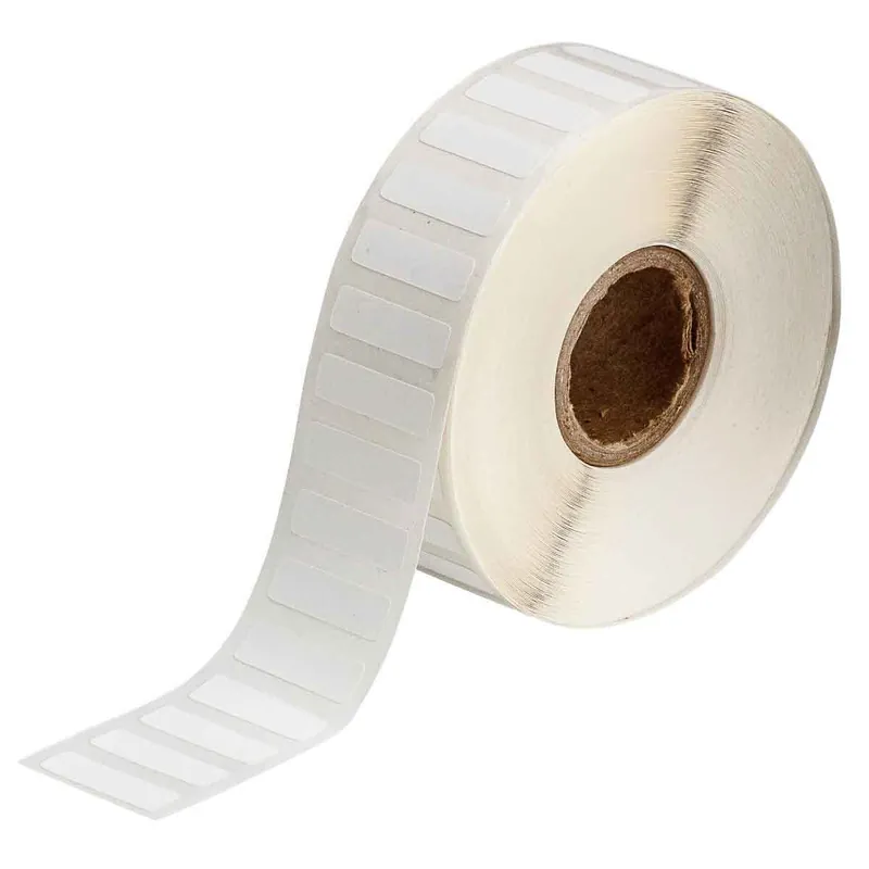 Brady Chemical Resistant Cryogenic Matte Polypropylene Laboratory Labels for 1" Core Printers & R6413 Ribbons, White