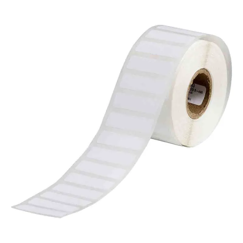 Brady FreezerBondz™ Cryogenic Matte Polyester Laboratory Labels for 1" Core Printers & R4313 Ribbons, White