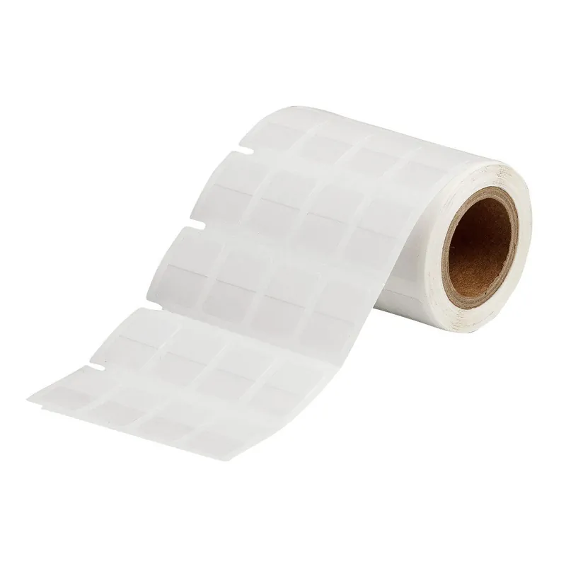 Brady Self-Laminating Matte Vinyl Wrap Around Labels for 1" Core Printers & R4313 Ribbons, White