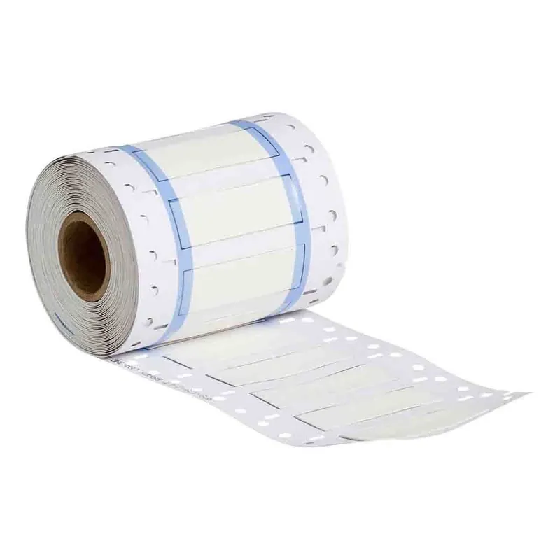 Brady PermaSleeve® Matte Polyolefin Heat Shrink Wire and Cable Labels for 1" Core Printers & R4313/R6613 Ribbons, 0.5" dia