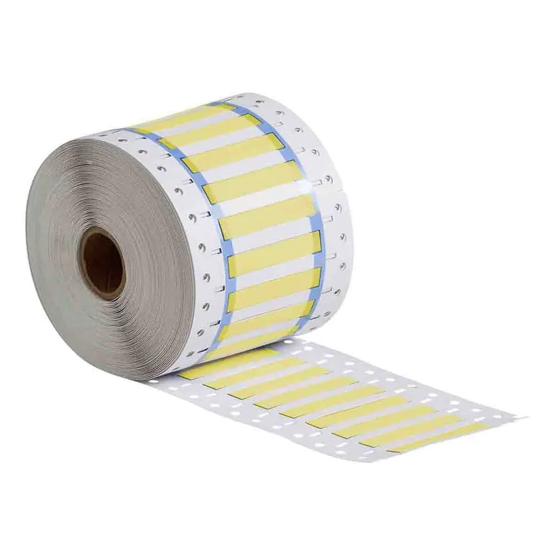Brady PermaSleeve® Matte Polyolefin Heat Shrink Wire and Cable Labels for 1" Core Printers & R4313/R6613 Ribbons, 0.094" dia