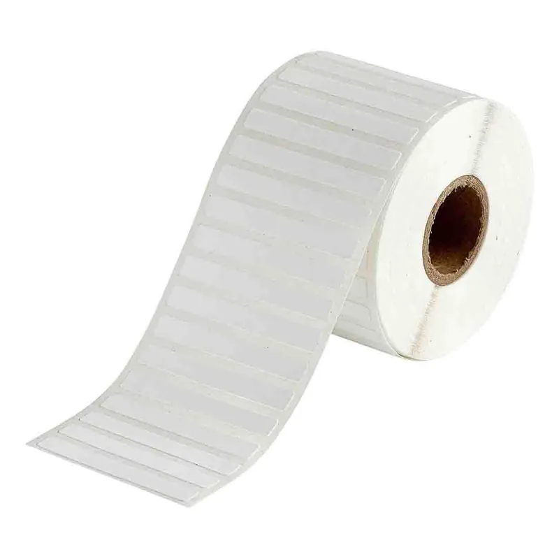 Brady Harsh Environment Multi-Purpose Gloss Polyester Labels for 1" Core Printers & R6013 Ribbons, White